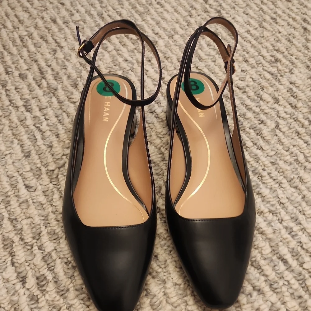 COLE HAAN Slingback Flats Size 8 - Picture 2 of 5